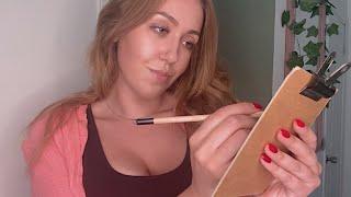 ASMR Drawing You - Live Model Art Class Roleplay