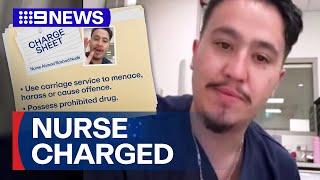 Second nurse charged over alleged antisemitic video | 9 News Australia