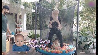 Main Trampoline, Kayanya Mommy Irish nih yang Happy - KELUARGA ASIK