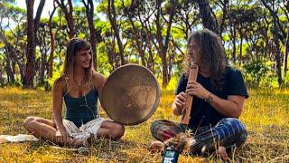 Ancient Vibes - Native Flute & Shamanic Drums in a Sacred Forest