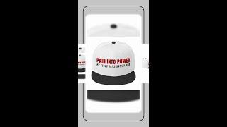 Pain Into Power Snapback Hat Baseball Cap