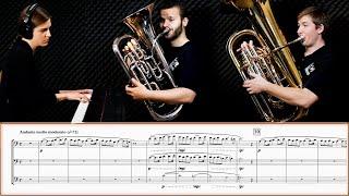 Gabriel Fauré “Pavane” LOW BRASS TRIO. Sheet Music Play Along!