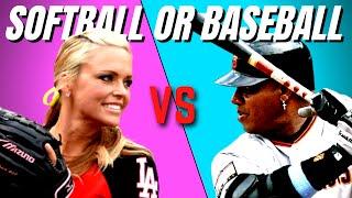 Is Softball Harder Than Baseball?