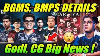 BGMS, BMPS Teams Details  Godl Big News  CG Changes ! Soul