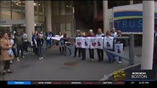 Nurses Protest Closing Of Tufts Children's Hospital As Boston Children's Warns Of High Patient Volum