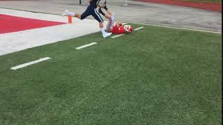 2019 Huron Ohio Freshman Football  Catch