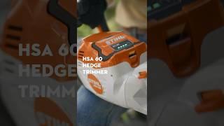 The HSA 60: A Powerful Battery Hedge Trimmer