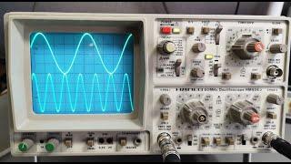 Oscilloscope Hameg HM604-2 60MHz 2ch 1995 Test Teardown