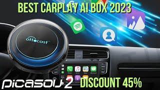 OTTOCAST PICASOU 2 CarPlay AI Box with Android 10 Wireless CarPlay Android Auto Support 4G SIM Card