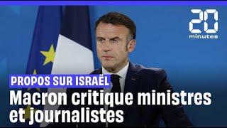 Macron dément des propos tenus sur la création d'Israël