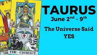 Taurus Your Dream Is Arriving   The Universe Just Said YES! 🩵 June 2nd – 9th Tarot Reading