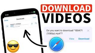 How to Download Videos From Safari Browser in iPhone I Safari Browser Download Videos on iPhone