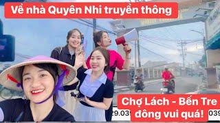 Team Khương Dừa về nhà Quyên Nhi truyền thông đêm nhạc tại Bến Tre quá vui!