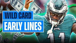 NFL Wild Card Weekend Early Picks | Line Movement Predictions (2024)