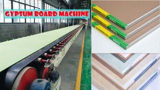 gypsum board plasterboard drywall board making production machine