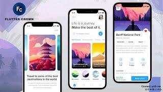 Flutter Travel App UI - Splash Page | Speed Code | With source code | Part 02