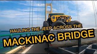 MACKINAC BRIDGE - 2006 Dodge Ram 5.9L Cummins hauling @yellerlife 2015 One-Ton Jeep JKU - 7/14/24