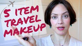 Minimalist Makeup Travel Bag - 5 Items! GRWM