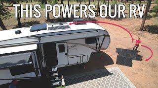 RV Solar Setup Tour: What Powers Our RV (And What We’d Change)