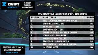 ZRG SPRING SERIE // GESAMTWERTUNG NACH DEM 5. RENNEN