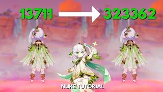 C0 Nahida 13K to 325K Nuke Tutorial [Genshin Impact]