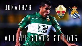 Jonathas de Jesus // REAL SOCIEDAD'S New Signing! // All 14 Goals for Elche 2014/15 // HD