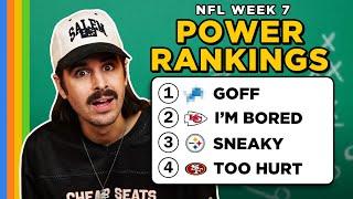 Our Week 7 POWER RANKINGS