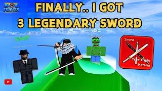 Obtaining 3 LEGENDARY Swords in Blox Fruits!