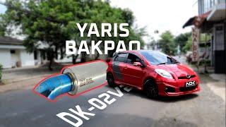 Suara Knalpot Racing Yaris Bakpao Muffler DK-02v2 (Bass-Kering) | NDK Exhaust