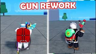 Blox Fruits REWORKED GUNS vs OLD GUNS (Update 24)