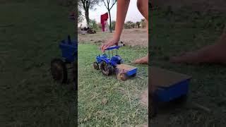 Nana ji ka Blue heaven tractor #mini tractor#toys #village #desi #video