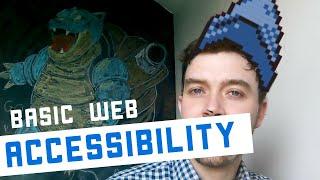 Easy web accessibility - why are sites even inaccessible?