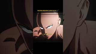 Record breaker Saitama ️ #anime #shorts  #onepunchman