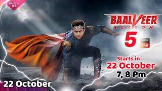 Baalveer 5 This October 8 Pm Sony Sab Aur Sony Liv