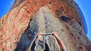 RedBull Rampage on a Dirt Scooter