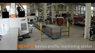 bavius 5-axis profile machining center PBZ® HD - bavius Profil-Bearbeitungszentrum PBZ® HD