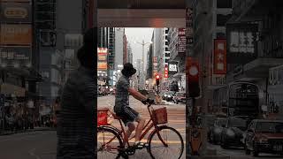 Nature - Bustling Hong Kong City Street at Dusk #nature #street #hongkong