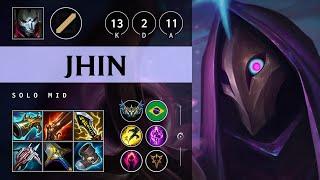 Jhin Mid vs Hwei: Legendary - BR Challenger Patch 14.24