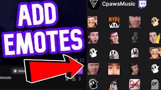 HOW TO SETUP TWITCH EMOTES(Super Easy)