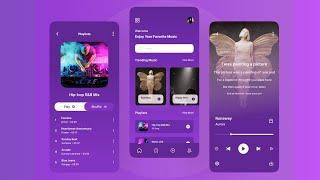 Flutter Tutorial - Music Player App - mp3 player - Mobile App Development - Flutter App