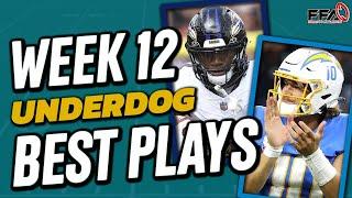 The Best Underdog Picks in Week 12! | 2024 Fantasy Football Advice