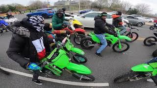 100+ Dirtbikes And Atvs Ride Thru THE UNITED STATES CAPITAL WASHINGTON DC