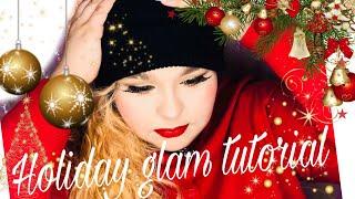 Holiday GLAM  easy makeup tutorial // Zacatecasbaby