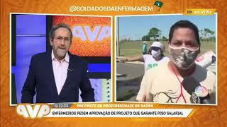 JOSEVAN SANTOS EM ENTREVISTA AO QVP 20/05/21 CARREATA DA ENFERMAGEM SALVADOR