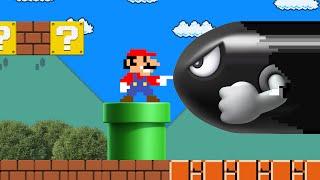 Cat Mario: What if Mario touch turn into Realistic in Super Mario Bros. ?