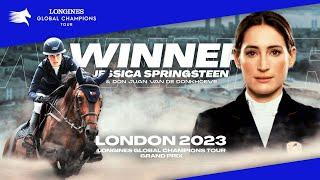 Jessica Springsteen wins the Longines Global Champions Tour Grand Prix | London 2023