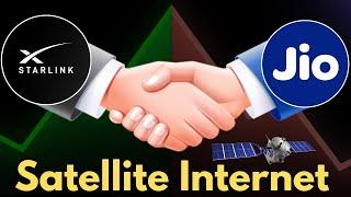 Jio Partners with Elon Musk's Starlink: Satellite Internet Revolution in India! 