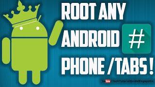 How To Root Any Android Phone With Computer ( One Click Root )