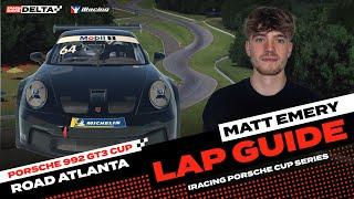 iRacing Lap Guide: Porsche 992 Cup at Road Atlanta