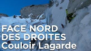 Couloir Lagarde Direct North Face of the Droites Chamonix Mont-Blanc Glacier d'Argentière